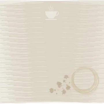 Cup of Coffee abstract background Stock-Illustration