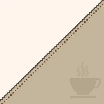 Cup of Coffee abstract background Stock-Illustration