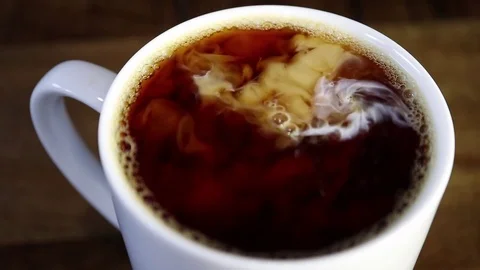 Cup of Coffee, cream Video stock 85043424
