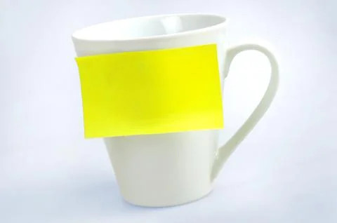 Cup of coffee empty Stock-Fotos