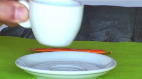 A cup of coffee Stock Footage 23097994