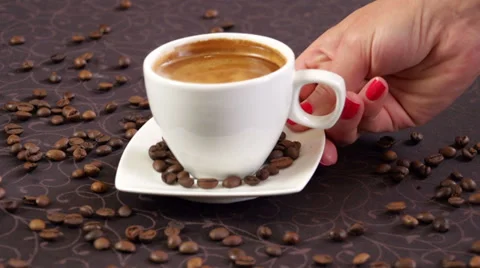 Cup of coffee Stock Footage 32370287