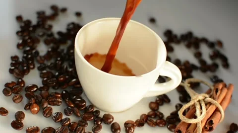 Cup of coffee Stock Footage 48192379