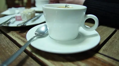 A cup of coffee Stock Footage 50374787