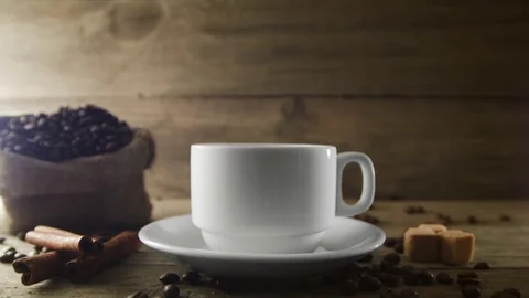 Cup of coffee Video stock 83166567