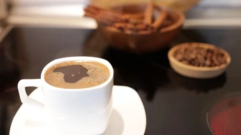 Cup of coffee Stock Footage 119691425