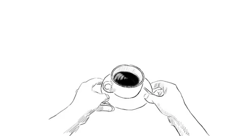 Cup of coffee Stock Footage 126592619