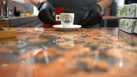A cup of coffee Stock-Footage 127208422