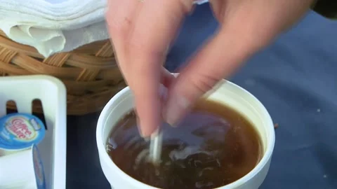 A cup of coffee Stock Footage 155450281