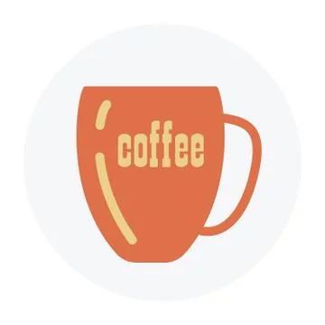 A Cup Of Coffee Icon Stock Illustration
