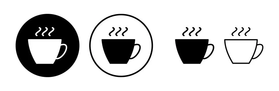 Cup coffee icon vector. coffee cup icon. mug Stock Illustration