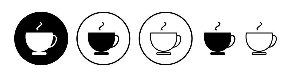 Cup coffee icon vector. coffee cup icon. mug Stock Illustration