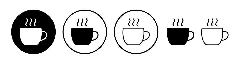 Cup coffee icon vector. coffee cup icon. mug Stock Illustration