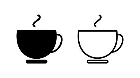 Cup coffee icon vector. coffee cup icon. mug Stock Illustration