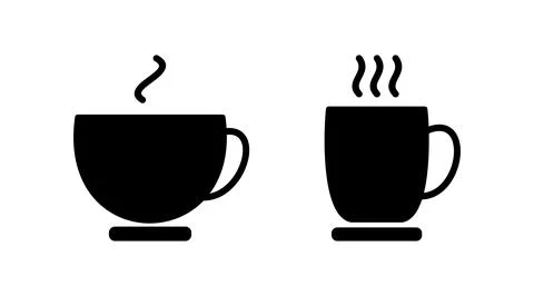 Cup coffee icon vector. coffee cup icon. mug Stock Illustration