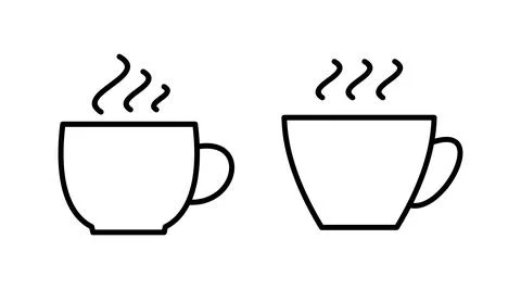 Cup coffee icon vector. coffee cup icon. mug Stock Illustration