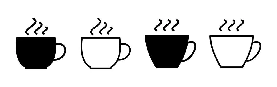 Cup coffee icon vector. coffee cup icon. mug Stock Illustration
