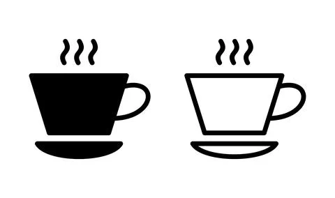 Cup coffee icon vector. coffee cup icon. mug Stock Illustration