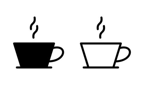 Cup coffee icon vector. coffee cup icon. mug Stock Illustration