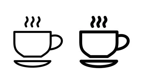 Cup coffee icon vector. coffee cup icon. mug Stock Illustration