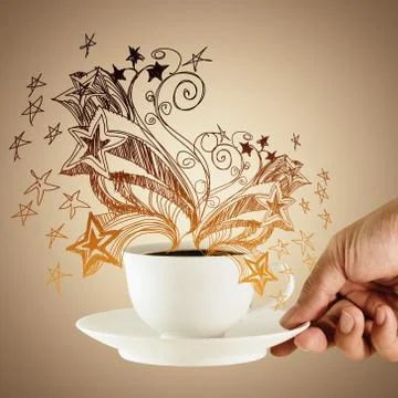 Cup of coffee Stock Illustration