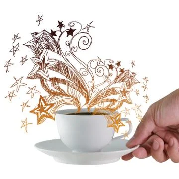Cup of coffee Stock Illustration