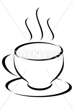 Cup of coffee Stock Illustration