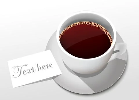Cup of coffee Stock Illustration