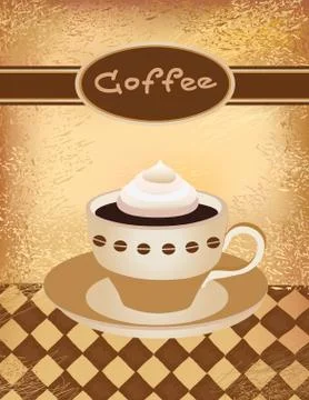 Cup of coffee Stock Illustration