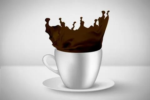 Cup of coffee Stock Illustration