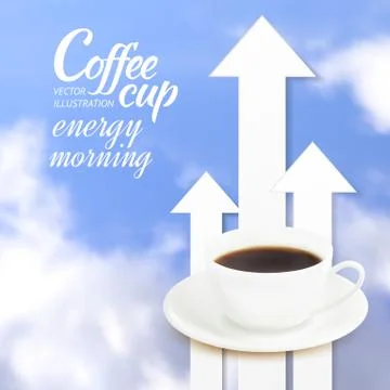 Cup of coffee. Stock Illustration