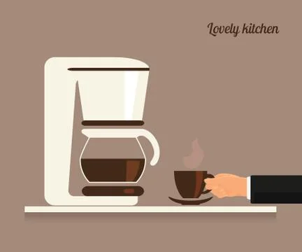 Cup of coffee Stock Illustration