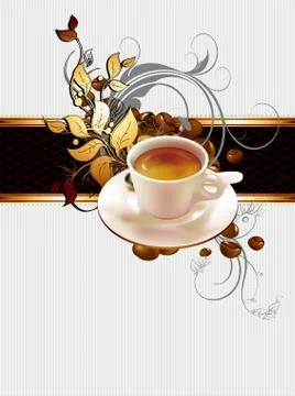Cup of coffee Stock Illustration