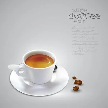 Cup of coffee Illustrazione stock