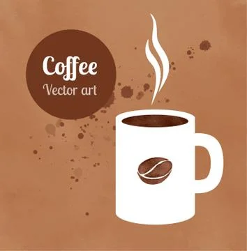 Cup of coffee Stock Illustration