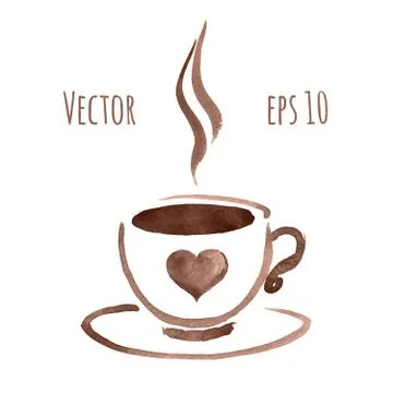 Cup of coffee Stock Illustration