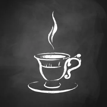 A cup of coffee Stock Illustration