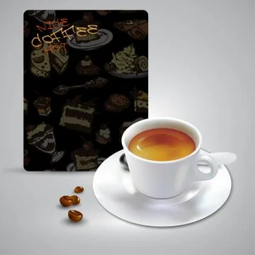 Cup of coffee Stock Illustration