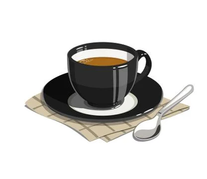 Cup of coffee. Stock Illustration