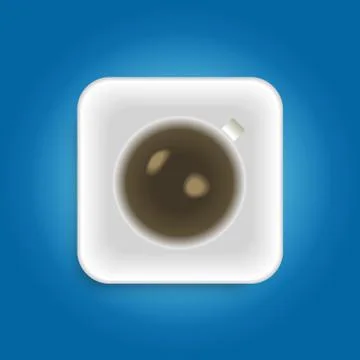 Cup with coffee Stock Illustration