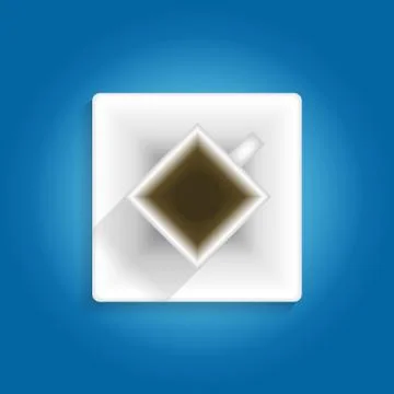 Cup with coffee Stock Illustration