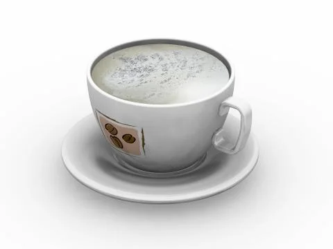 Cup of coffee Stock Illustration