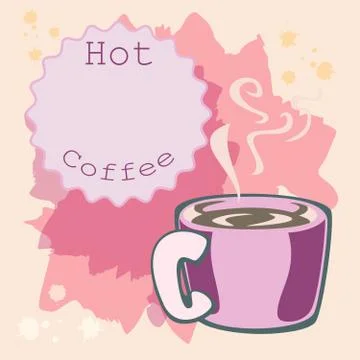 Cup of coffee Stock Illustration