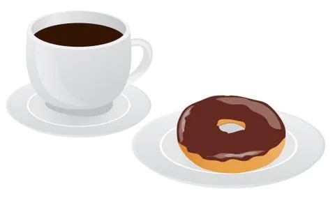 Cup of coffee Stock Illustration