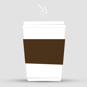 A cup of coffee Stock Illustration