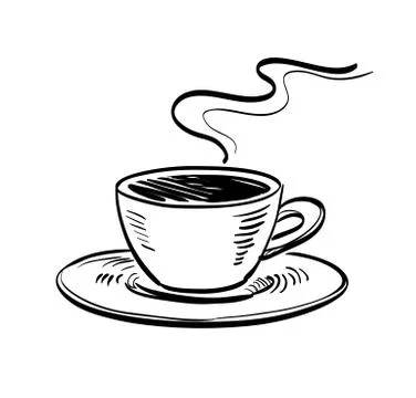 Cup of coffee. Stock Illustration