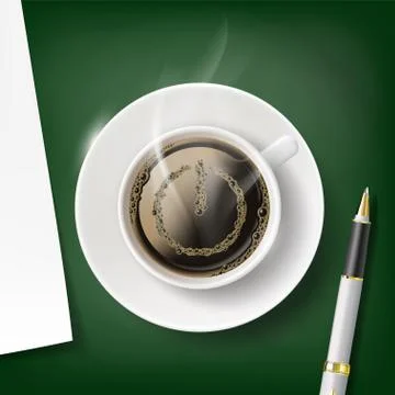 Cup of coffee Stock Illustration