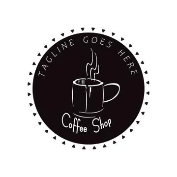 A cup of coffee Stock Illustration