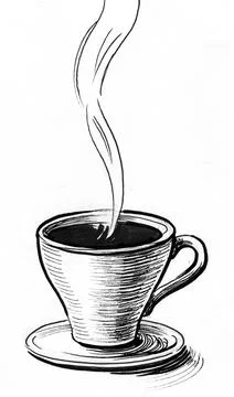 Cup of coffee Illustrazione stock