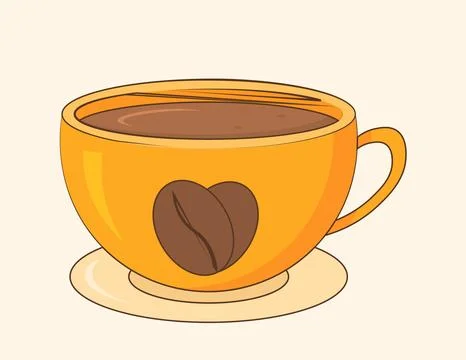 Cup of coffee Stock Illustration